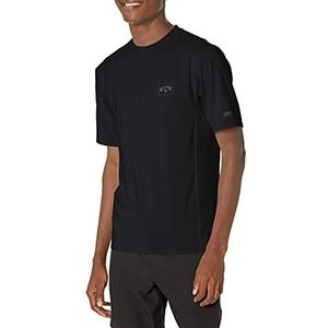NWT!! Billabong Standard Loose Fit Short Sleeve Black Rashguard Size Small